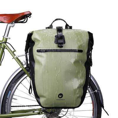 Mochila impermeable para alforjas de bicicleta de 27 litros 