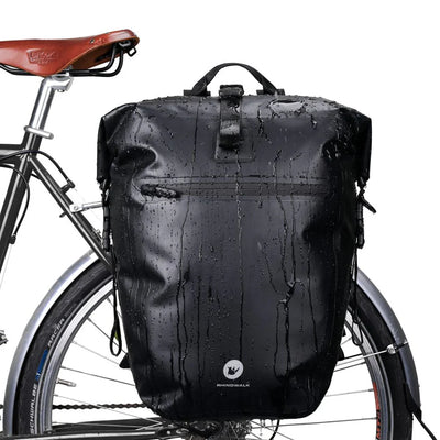 Mochila impermeable para alforjas de bicicleta de 27 litros 