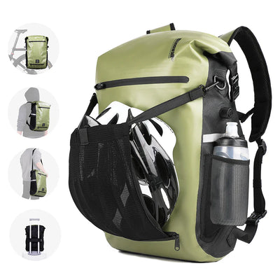 Mochila impermeable para alforja de bicicleta de 22 l 