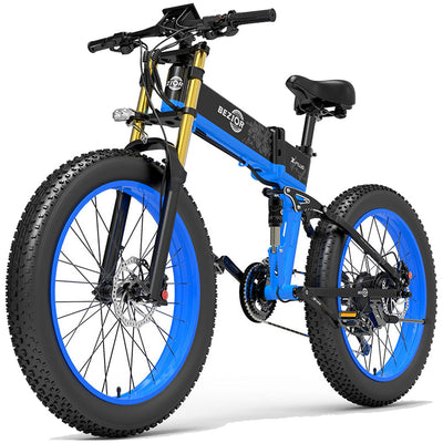 GTXR &Bezior X Plus Electric Mountain Folding Bike