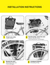 3 in 1 Bike Triple Pannier Bag